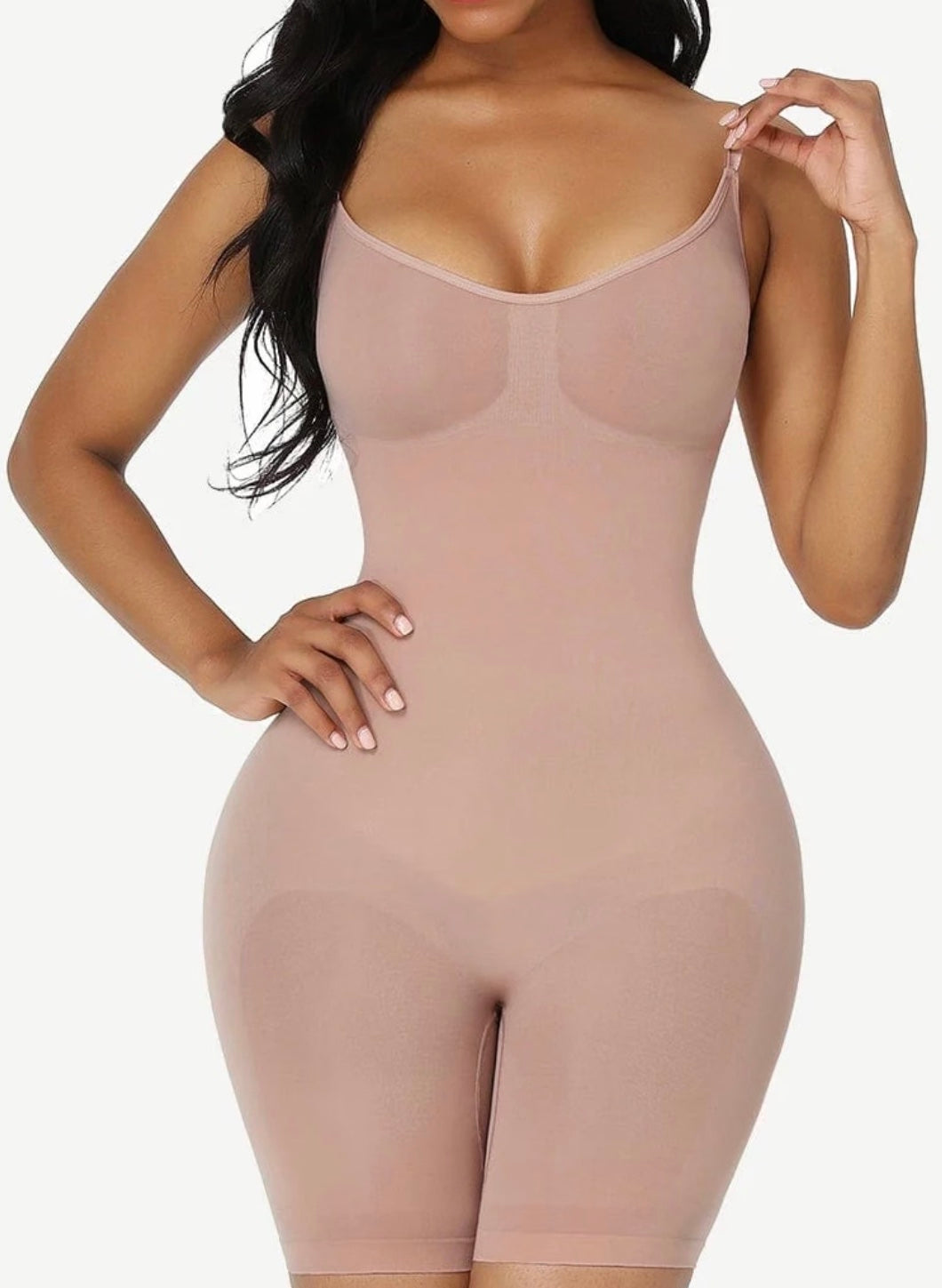 Waist Away by Moojy "Seamless Full Body Shaper" in Beige