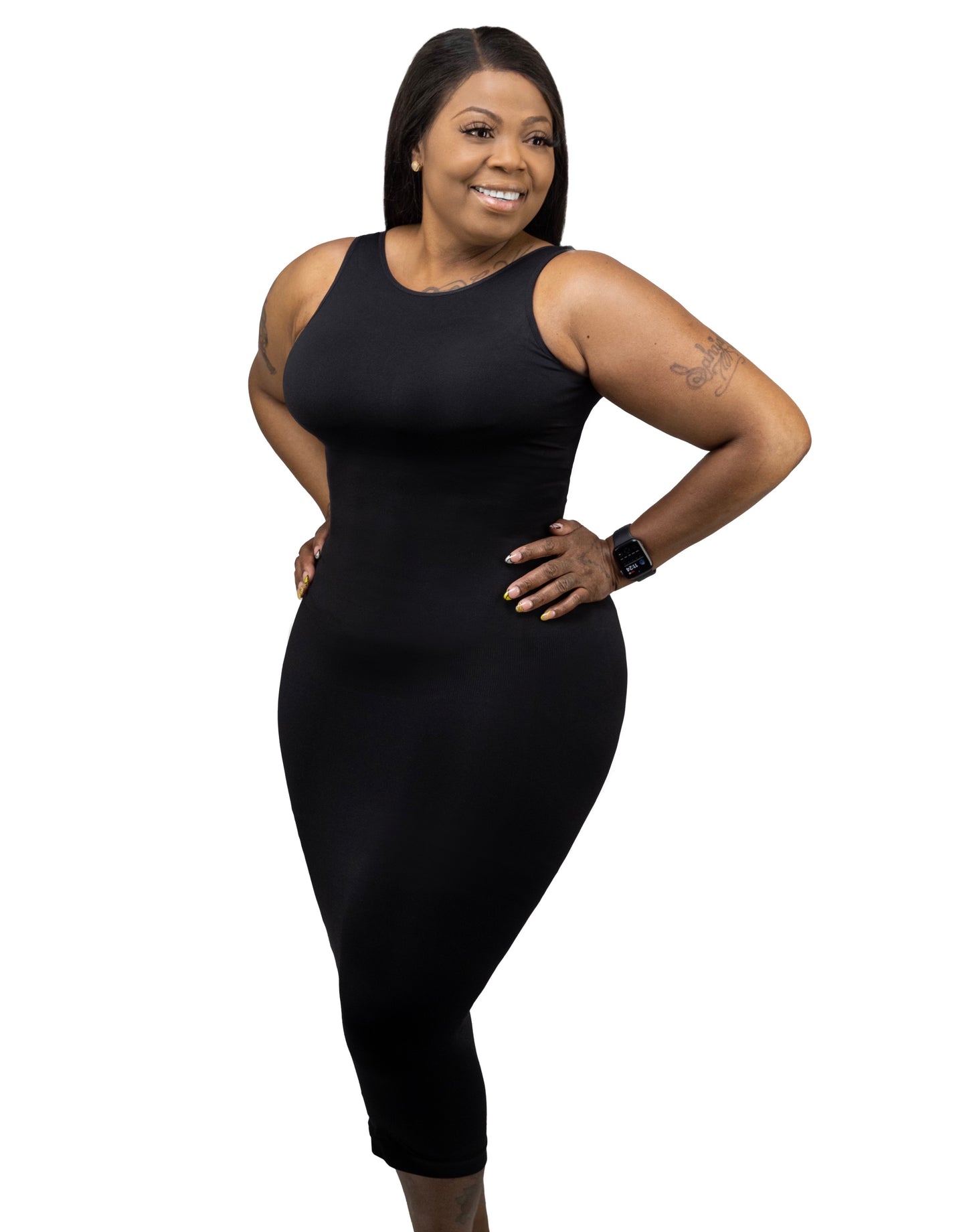 Waist Away by Moojy "Waist Away" Dress in Black