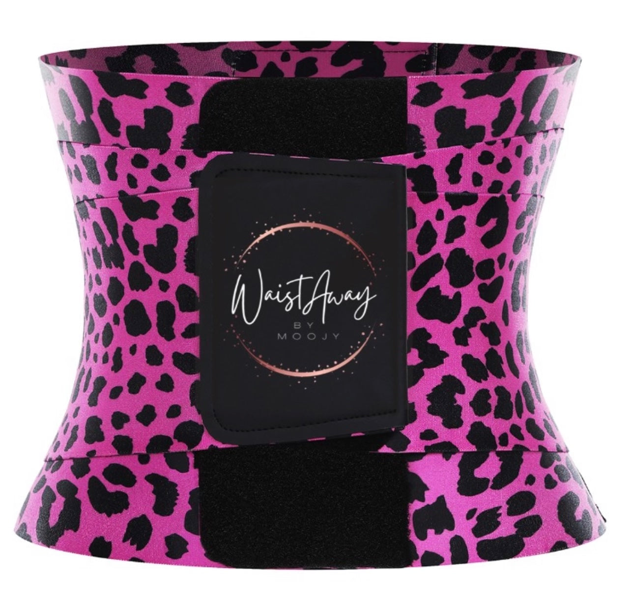 Waist Away by Moojy "Snatched Waist" Waist Trainer in Cheetah Print/ Pink